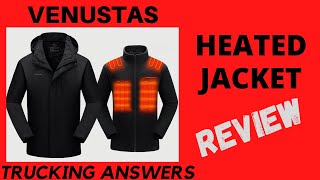 Venustas Heated Jacket Review  Trucking Answers [upl. by Alet202]