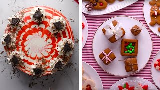 Festive Red Velvet Cheesecake and Other Holiday Recipes  Easy Dessert Recipe Ideas by So Yummy [upl. by Rehpotsirhc]