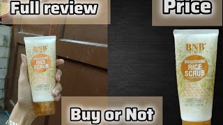 BNB Face Scrub Review  Buy or Not  Is it Beneficial [upl. by Emalee]