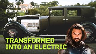 Jason Momoa transformed his vintage 1929 RollsRoyce Phantom II into an electric [upl. by Croydon]