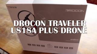 DROCON Traveler U818A Plus Drone Review [upl. by Enaujed]