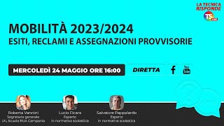 Mobilità 20232024 esiti reclami e assegnazioni provvisorie [upl. by Aihsar]