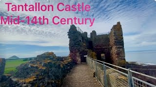 Tantallon Castle Ruined Mid14th Century [upl. by Elfstan]