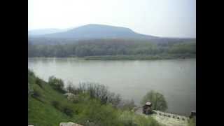 Blick von Burg Devin auf Donau und Marchmündung [upl. by Donela]