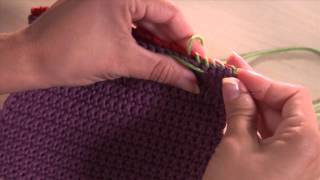 The Art of Crochet  Whip Stitch Seam [upl. by Bellis]