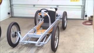 Cyclekart Monocar chassis complete video of details [upl. by Ydnic]