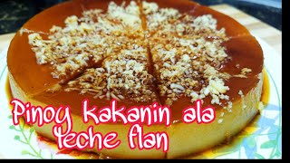 KAKANINala LECHE FLAN Glutinous Rice flour recipe [upl. by Baoj203]