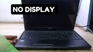 Toshiba Satellite Pro C660 Power On But No Display Solution  Toshiba Laptop No Display Fixed Fix it [upl. by Hakeem]