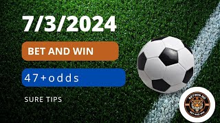 TODAY FOOTBALL PREDICTION  732024 jackpot prediction today Big odds winning tips bangla [upl. by Mcnutt222]