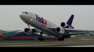 FedEx MD10 Full Takeoff [upl. by Trubow]