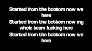 DrakeStarted From The Bottom lyrics [upl. by Botti]