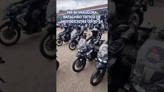 Novo Batalhão Tático Motociclistasrecebe 22 motocicletas da marca Triumph nova linha da Tiger 800 [upl. by Naamann]