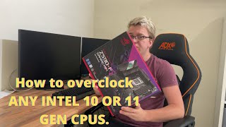 How to overclock any Intel 10 or 11 Gen CPUs To 51Ghz  10900K 10700K 11900K 11700K [upl. by Euqirne]