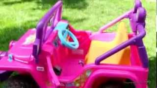 Fisher Price® Barbie Jammin Jeep Wrangler Battery Powered Riding Toy  Product Review Video [upl. by Lucilia]