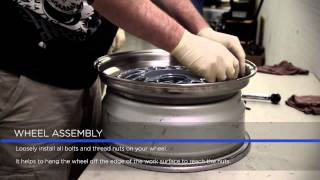 Black Forest Industries How to Rebuild and Assemble a BBS RS 3 Piece Wheel [upl. by Haimorej]