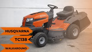 2019 Husqvarna TC138 Lawnmower at Clarkes of Cavan [upl. by Habeh]