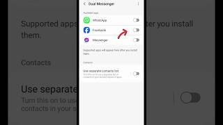 Samsung dual apps  how to dual app in samsung  dual apps  Clone app for Samsung  dual whatsapp [upl. by Winsor202]