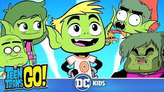 The Multiverse of Beast Boy  Teen Titans Go  dckids [upl. by Ahsiekat]