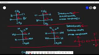 Are These Enantiomers Diastereomers or Meso Compounds FISCHER PROJECTIONS [upl. by Aleahs]