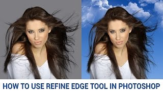 How to Use Refine Edge Brush to Drastically Improve Selection in Photoshop 2020 [upl. by Yknarf]