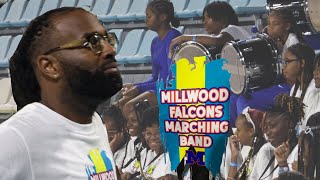 OK Millwood Falcons Marching Band ft Davaro Wilson [upl. by Rollins]