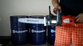 Electric Chain Saw Husqvarna 418 EL NEW MODEL [upl. by Shellie]