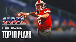 USFL Top 10 plays from the season  USFL Highlights [upl. by Greenleaf]