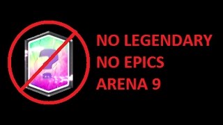 Best Arena 9 Deck Using No Legendaries or Epics  Clash Royale [upl. by Haile]