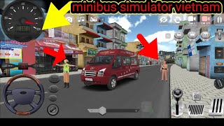 minibus simulator vietnam  apk mod download free android gameplay [upl. by Yemaj]