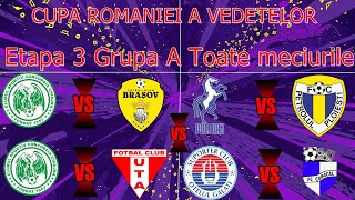 ETAPA 3 GRUPA A  2 DERBYURI SI MULTE GOLURI IN CUPA ROMANIEI A VEDETELOR  DUELUL ANTRENORILOR [upl. by Joeann]