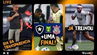 🚨CORINTHIANS x Botafogo é DECISÃO  Números e DIVIDAS apresentados  MEMPHIS já treina em campo [upl. by Ludwog578]