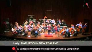 Holly Mathieson Mozart Symphony no 38 Prague  Cadaqués competition 2013 [upl. by Heyra]