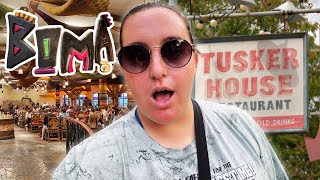 DISNEY RESTAURANT CHALLENGE Boma vs Tusker House Where Should You Eat [upl. by Sugirdor598]