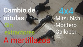 CAMBIO DE RÓTULAS DE SUSPENSIÓN Y DIRECCIÓN SIN EXTRACTORES A MARTILLAZOS ⚠️⚠️ [upl. by Yelssew395]