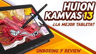 Unboxing y Review Huion Kamvas 13 en español  ¿ La Mejor tableta de dibujo   Angel Drawin [upl. by Oilcareh903]