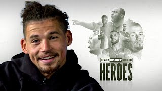 Who was Kalvin Phillips childhood hero  Black History Month Heroes [upl. by Onidranreb]