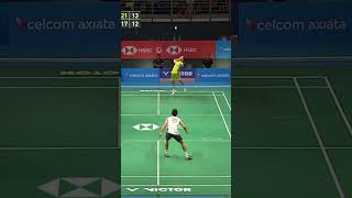 Lee Chong Wei deals with Kento Momotas strategy shorts badmiton kentomomota leechongwei [upl. by Boycie819]