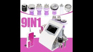 MYCHWAY 76D1SB How to Use 9IN1 Lipocavitation Ultrasound Cavitation 20 Slimming Liposuction Machine [upl. by Annas]