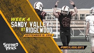 HS Football  Sandy Valley at Ridgewood 91616 [upl. by Potter]