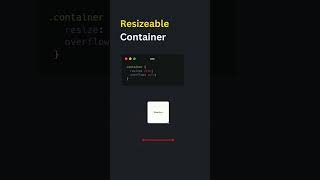 Enhance the flexibility of your div container by utilizing CSS resize functionality effectively [upl. by Salvidor]