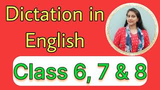 Dictation in English 55 for class 6 7 and 8th ll English Dictation ll Write dictation in English [upl. by Katti]