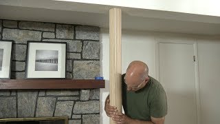 COVER BASEMENT SUPPORT POLES OR LALLY COLUMNS WITH POLEWRAP [upl. by Artinahs473]