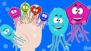 kids baby club  learn shapes  underwater shapes for babies [upl. by Euqinimod]