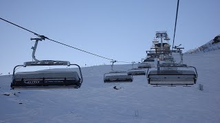 6er Sesselbahn Eggalm Nord  Ski Zillertal 3000 [upl. by Elleral949]