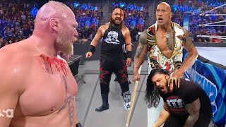 WWE 21 September 2024 Brock Lesnar VS Roman Reigns VS The Rock VS Jacob Fatu VS All Raw SmackDown [upl. by Gemperle]