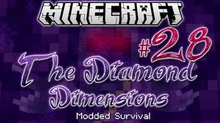 quotWITHER SKULLSquot  Diamond Dimensions Modded Survival 28  Minecraft [upl. by Newkirk787]