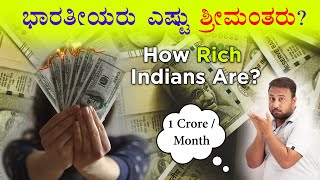 How Rich Indians Are Know How Rich You Are  90 Indians are Ultra Poor  Poverty in India [upl. by Nivalc]