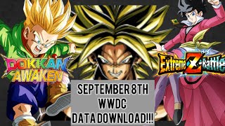 FINALLY CONTENT WWDC JP DATA DOWNLOAD AWAKENINGS  TONS OF CONTENT DBZ Dokkan Battle [upl. by Zales927]