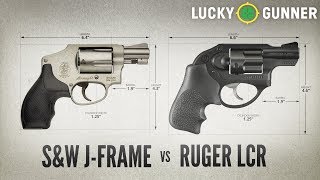 Smith amp Wesson Jframe Vs Ruger LCR [upl. by Irret]