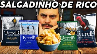 Provamos Todos os Sabores de TYRRELLS A batatinha dos milionários [upl. by Annocahs888]